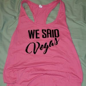 Bachelorette Vegas tank top